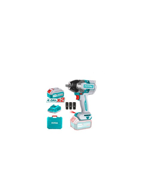 Lithium-ion impact wrench+2 batteries +charger