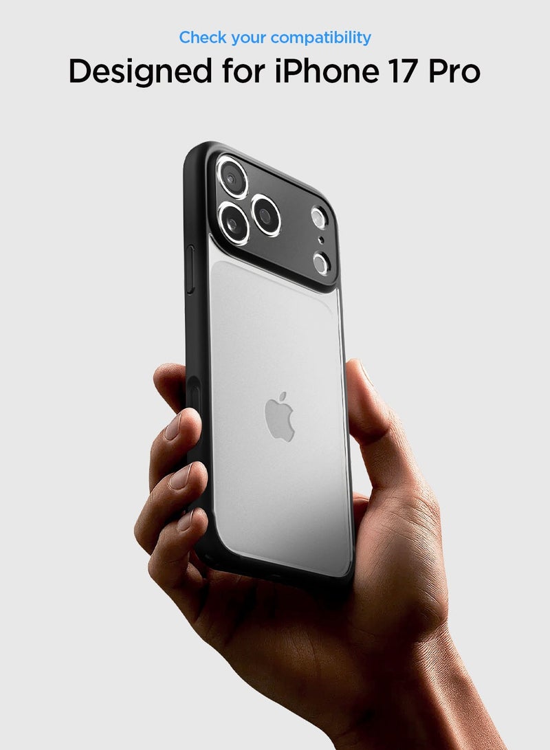 Spigen Ultra Hybrid iPhone 17 PRO Case Cover (2025) - Matte Black - Image 2