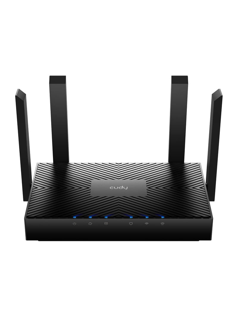 Cudy AX3000 WiFi 6 Router – 802.11ax Wireless Dual Band Gigabit Internet Router, VPN Compatible, MU-MIMO, WireGuard, OFDMA, Ethernet, Cudy Mesh Compatible (Cudy WR3000) - Image 1
