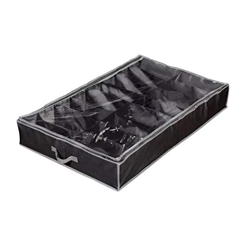 Richards Homewares Gearbox Sixteen Cell Shoe Organizer-Black/Grey (1 Pack) - Image 3