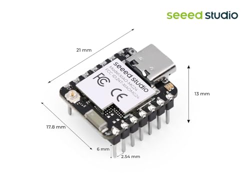 Seeed Studio XIAO MG24 Dev Board Matter Over Thread BLE 53 Native Silicon Labs EFR32MG24 195A UltraLow Power Compatible with Home Assistant Arduino 19 GPIOs for Smart Home Wearables - Image 3