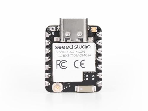 Seeed Studio XIAO MG24 Dev Board Matter Over Thread BLE 53 Native Silicon Labs EFR32MG24 195A UltraLow Power Compatible with Home Assistant Arduino 19 GPIOs for Smart Home Wearables - Image 1