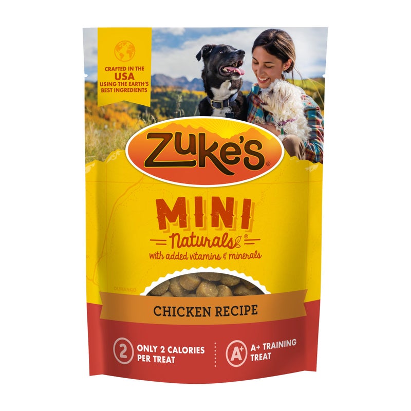 Zuke's Zukeâ€™s Mini Naturals Dog Training Treats for Dogs, Pet Treats Made with Real Chicken, 16 oz - Image 1