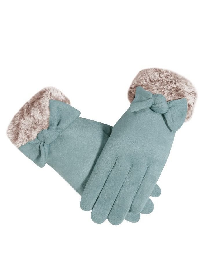 Golovejoy - Women's Outdoor Plush Warm And Cold Proof Gloves In Winter - Image 1