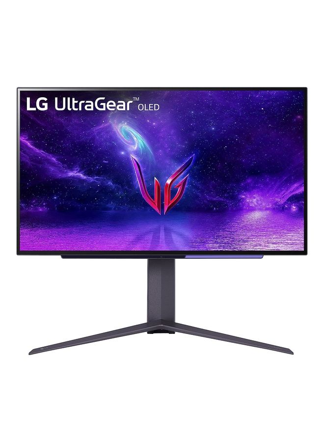 LG 27-Inch Ultragear OLED QHD Gaming Monitor with 240Hz .03ms GtG & nVIDIA G-SYNC Compatible, (27GR95QE-B.AUS) ‎Black - Image 1