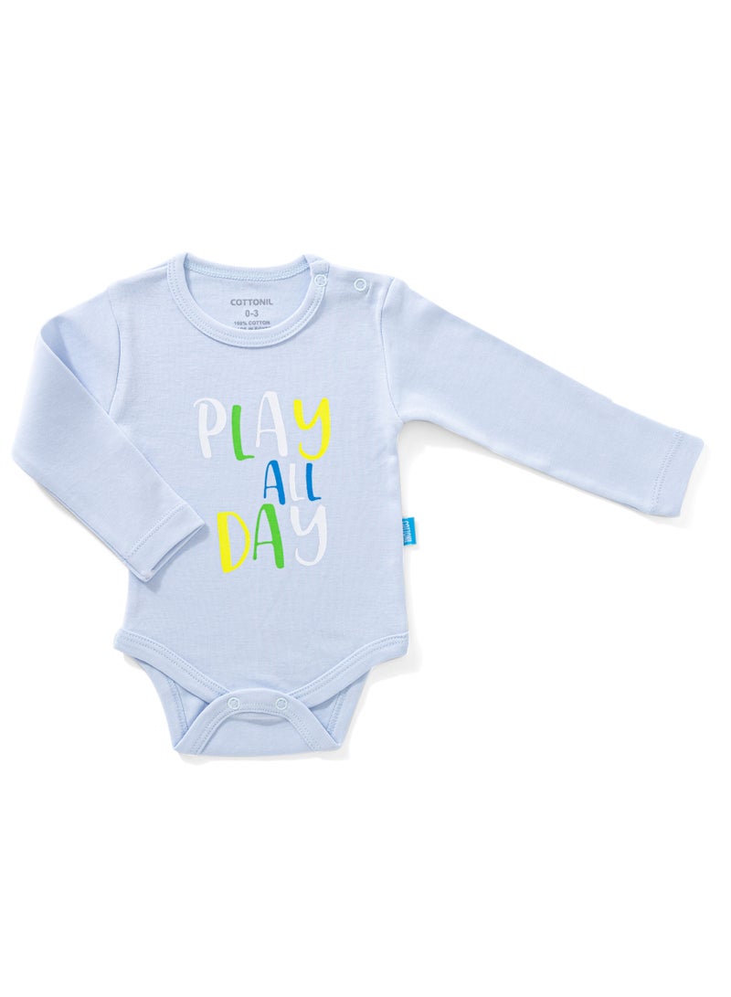 COTTONIL Pack of 3 Cotton Long Sleeve Bodysuit for Baby - Image 4