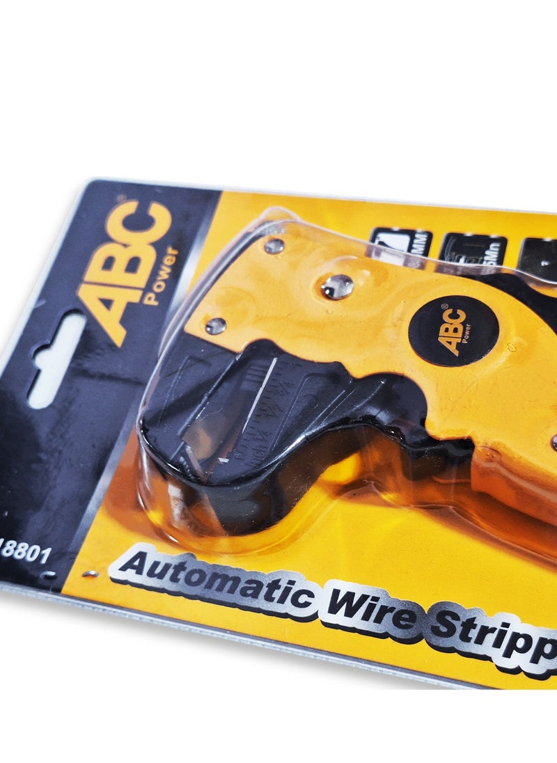 ABC Automatic Wire Stripper Tool, Professional Electrical Wire Stripping Tool, Quickly and accurately strips insulation from 180mm wires without damaging the inner wire, With sharp blade for precise wire cutting, Made of high quality 65Mn metal to ensure strength and durability, Stable performance for industrial and home use  - Image 2
