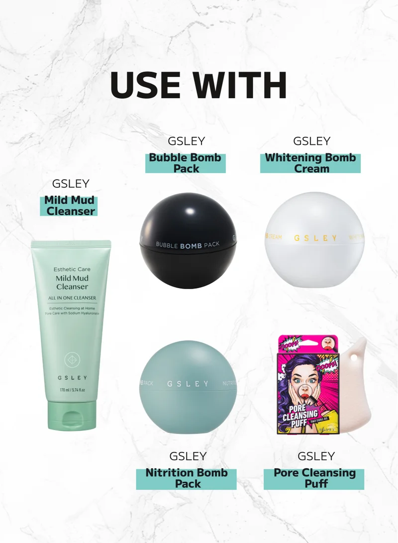 GSLEY Nutrition Bomb Pack - Korean Skincare= Mask, Refreshing & Calming Mask, Infused with Natural Elements, Soothing and Moistruising Wash-off Mask