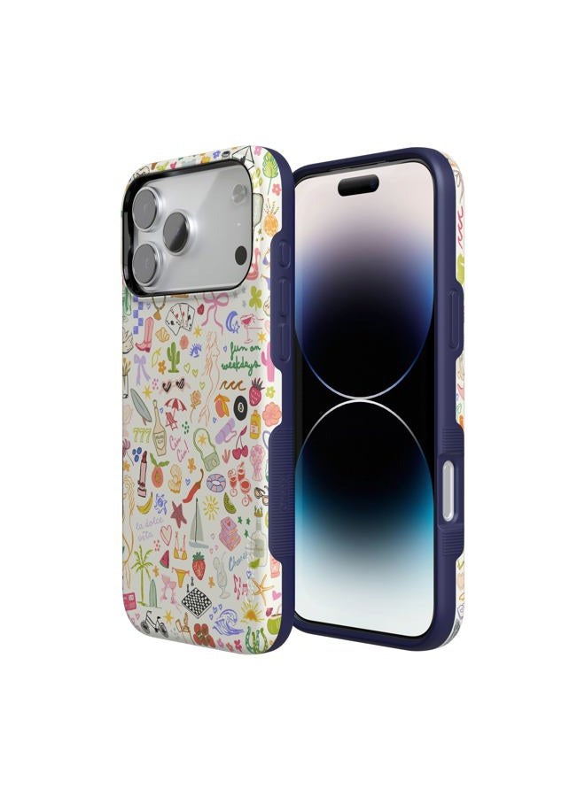 Casely iPhone 17 Pro Max Case | All The Fun Things | Fun on Weekdays | Compatible with MagSafe | Bold Protective Design - Image 2