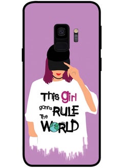 Protective Case Cover For Samsung Galaxy S9 Smart Series Printed Protective Case Cover for Samsung S9 The Girl Gonna Rule the World