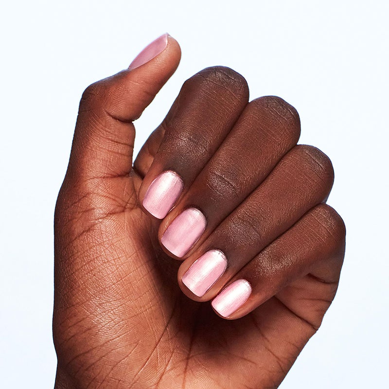 OPI Nail Lacquer I Meta My Soulmate | Sheer Soft Pink Pearl Chip Resistant Nail Polish | Me, Myself Collection - Image 4
