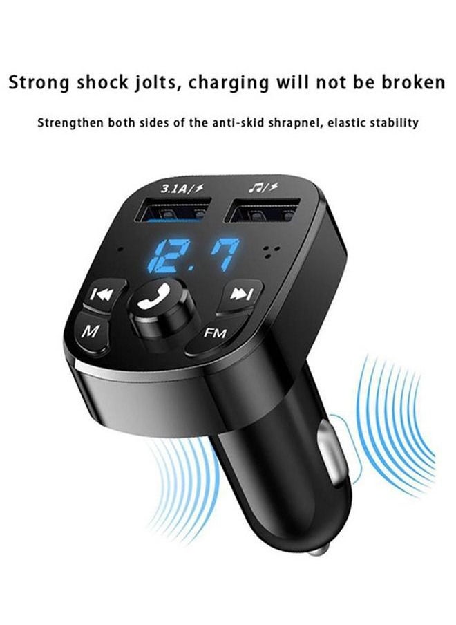 Car Bluetooth Mp3 Player Automobile Fm Transmitter Car Phone Music USB Flash Disk