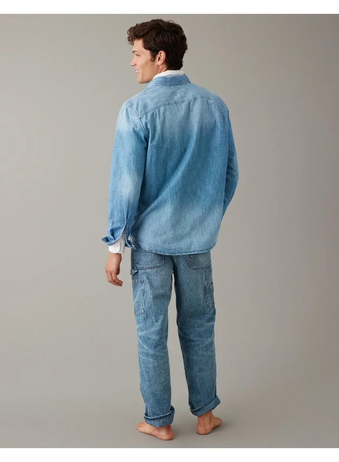 امريكان ايجل Essential Regular Fit Denim Shirt