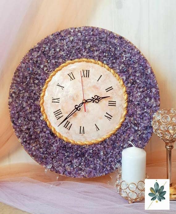 53 Arts 53ARTS قاعدة ساعة MDF دائرية 4 مم 10 بوصة قطع فارغ لصنع الساعات فن الراتنج ديكور وجه الساعة لمواد صنع الساعات عبوة من 4 - Image 5