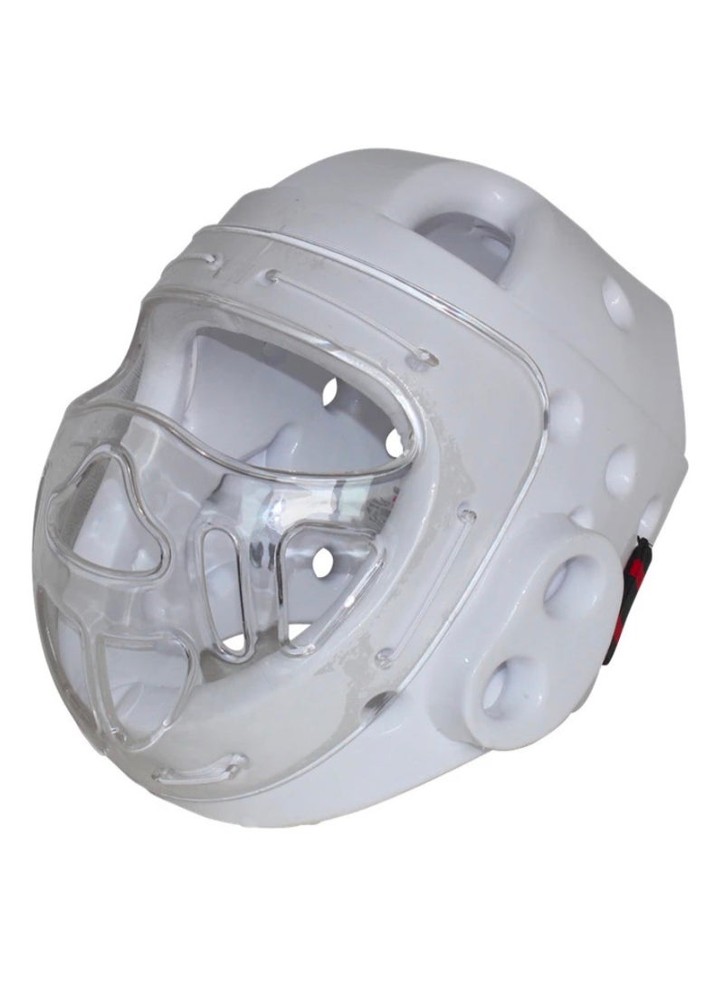 Dae Do Karate Headgear with Face Protection White - Image 5