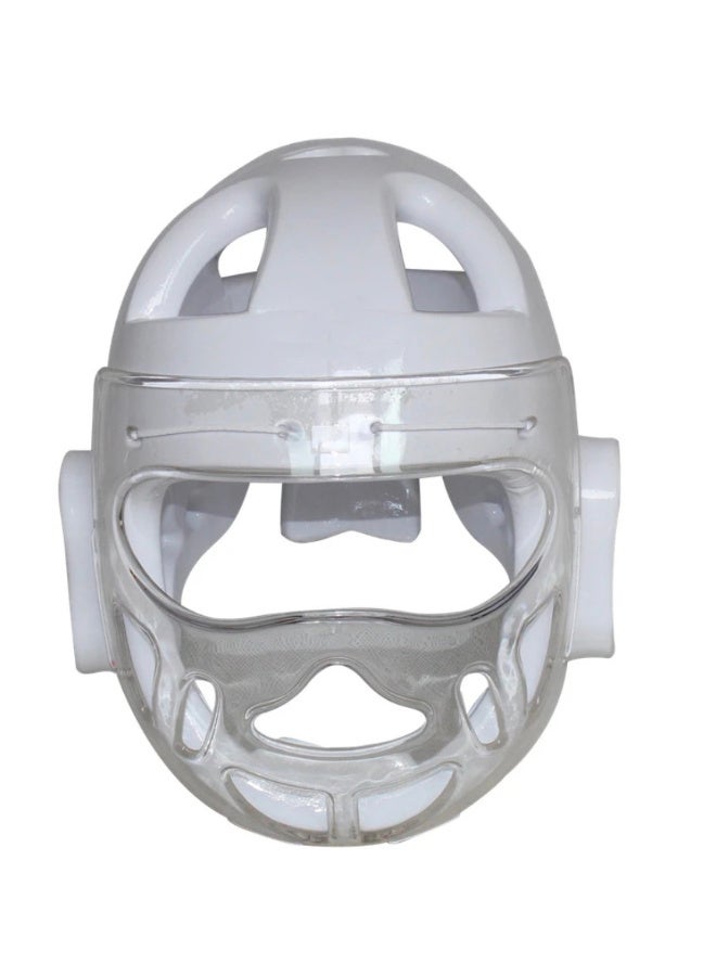 Dae Do Karate Headgear with Face Protection White - Image 4