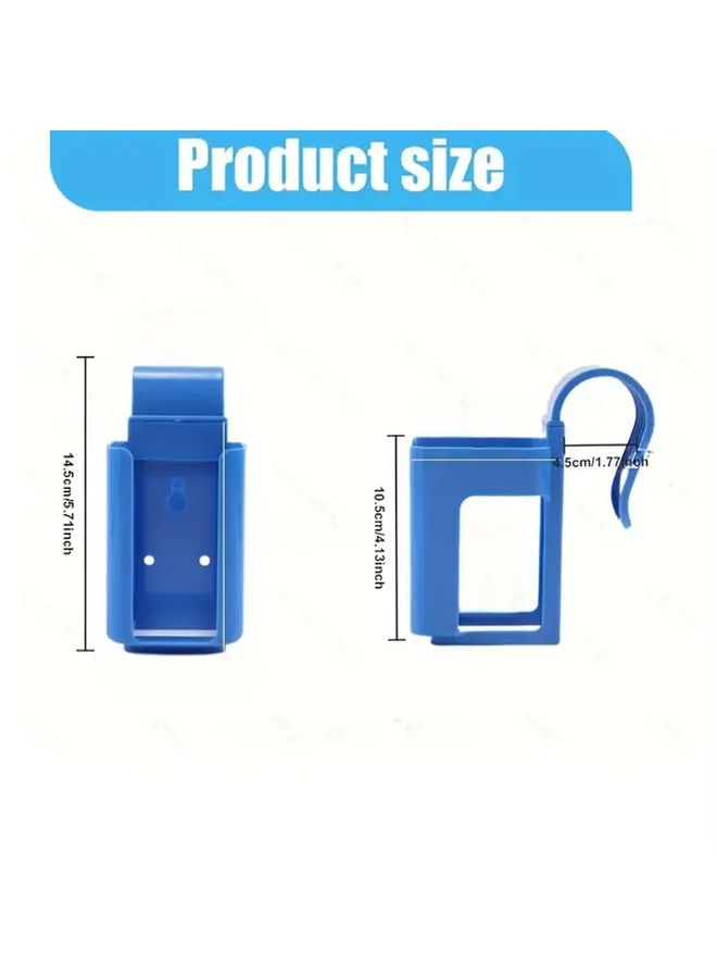 1 Pcs Poolside Storage Rack Blue Convenient Summer Organization Solution For Storing Drinks Hand Soap Garden Tools Pool Floats And Floating Pool Accessories Multipurpose Poolside Drink Holder And Item Organizer - Image 3