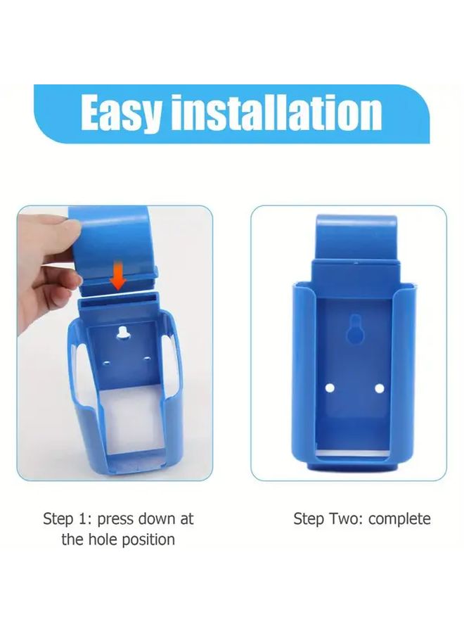 1 Pcs Poolside Storage Rack Blue Convenient Summer Organization Solution For Storing Drinks Hand Soap Garden Tools Pool Floats And Floating Pool Accessories Multipurpose Poolside Drink Holder And Item Organizer - Image 2
