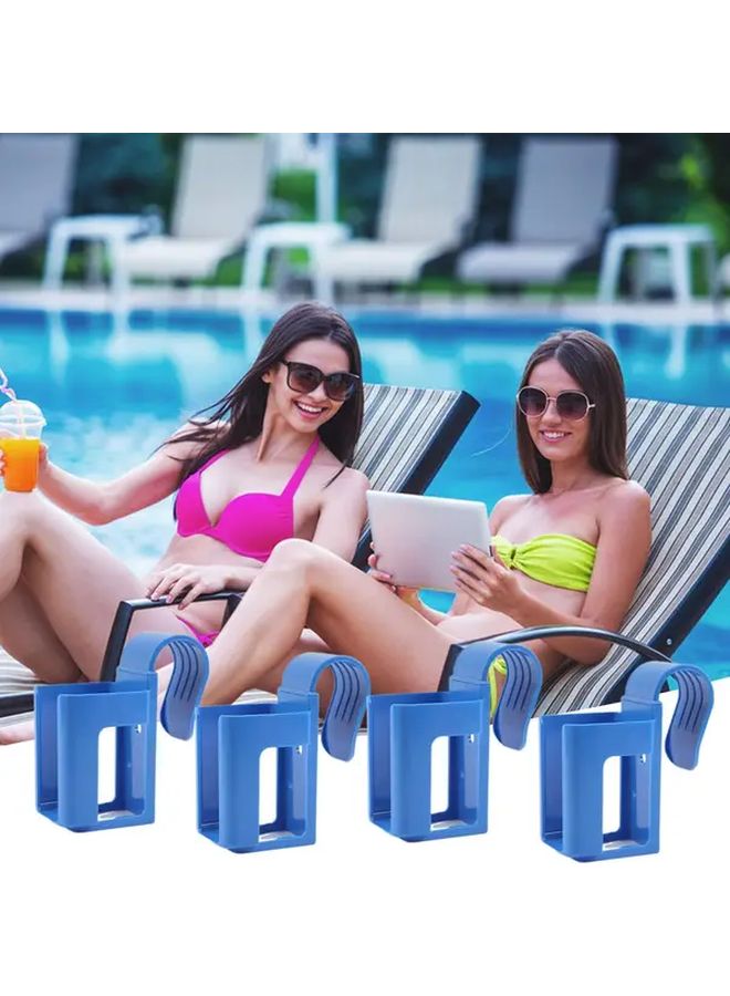1 Pcs Poolside Storage Rack Blue Convenient Summer Organization Solution For Storing Drinks Hand Soap Garden Tools Pool Floats And Floating Pool Accessories Multipurpose Poolside Drink Holder And Item Organizer - Image 5