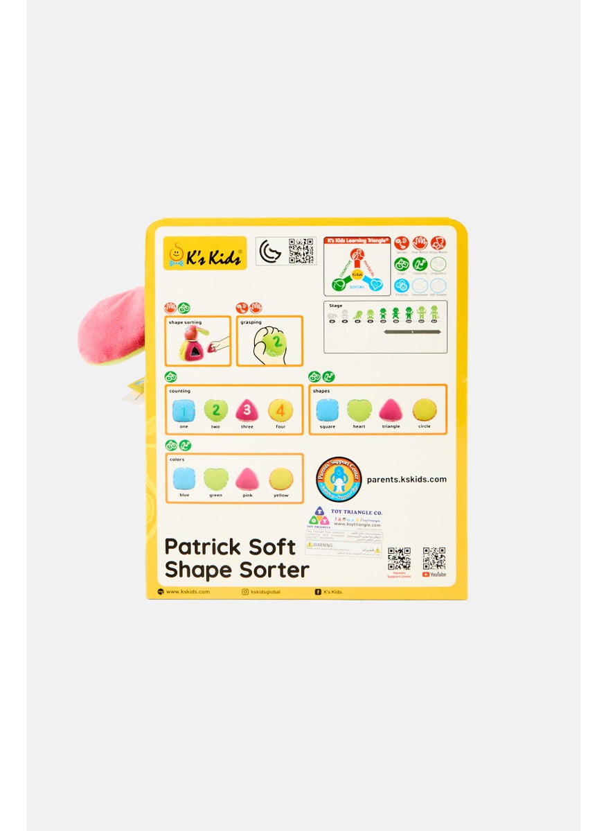 K's Kids Patrick Soft Shape Sorter  - Image 2