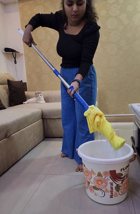 LAKSHAY Wring Mop with Stainless Steel Rod - Image 3