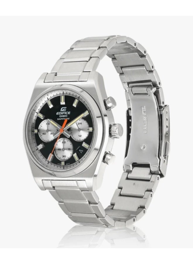 CASIO ساعة يد للرجال من إيديفيس كرونوغراف كوارتز ستانلس ستيل EFB-730D-1AVUDF - Image 2