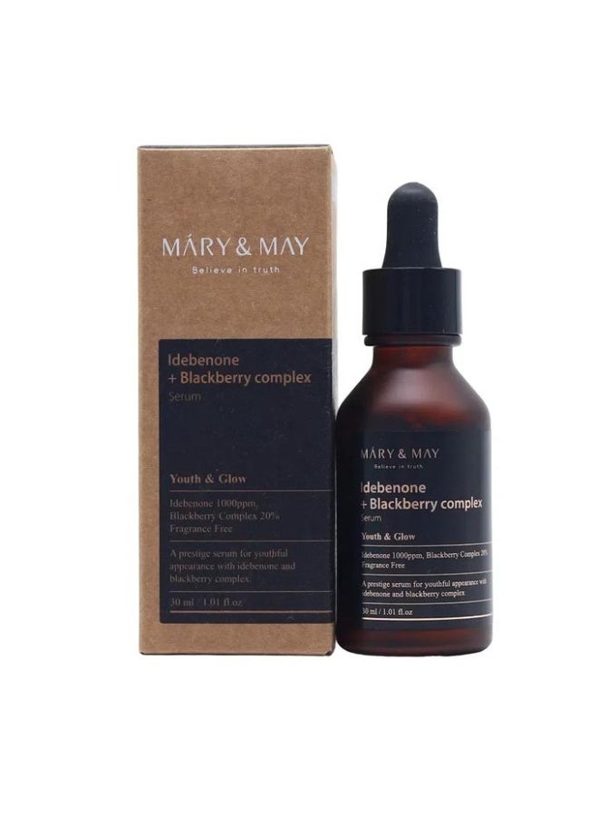 MARY & MAY Idebenone+ Blackberry Complex Serum 30ml - Image 1