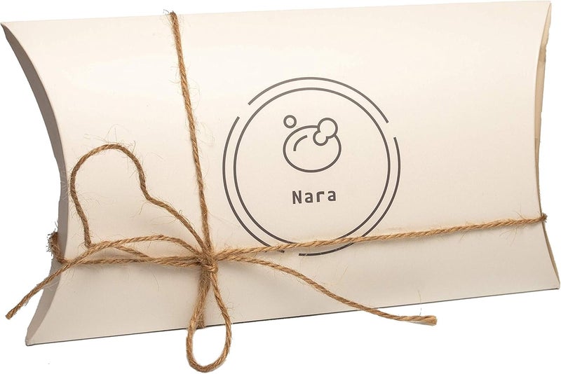 Nara Loofah lufa Sponge Set one face Sponge one Back and Body Scrubber and a Suction Clip Sponges to exfoliate Your Body and face - Image 3