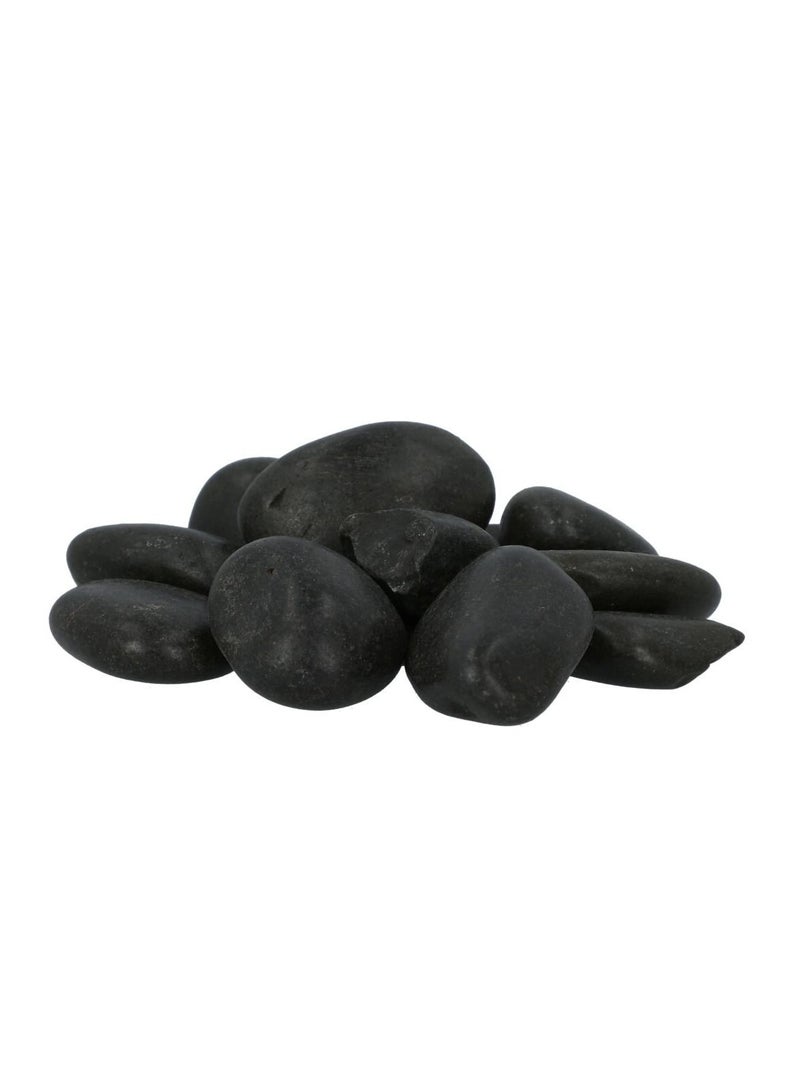 serene Indoor Fountain Polish Stones In Net Case Black 4-6cm - Image 2