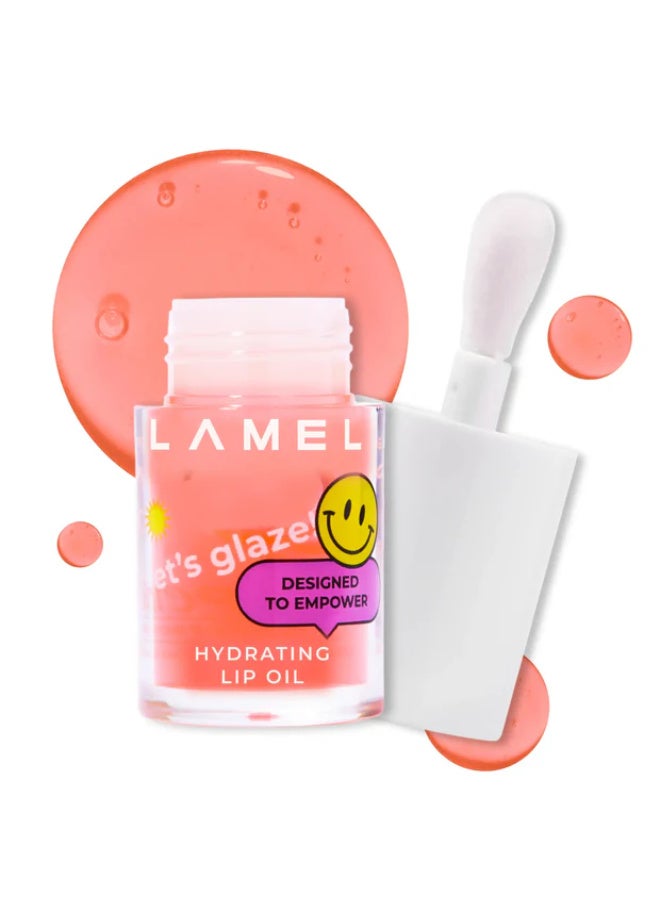 لاميل LET`S GLAZE Moisturizing lip oil №402  Strawberry Jam - Image 1