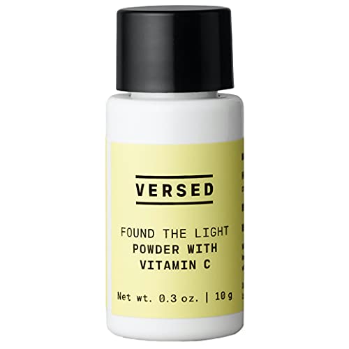 Versed Found The Light Vitamin C Powder AntiAging Renewing Face Serum Powder Mix with Serum Gel or Lotion as Dark Spot Corrector Vegan 03 oz