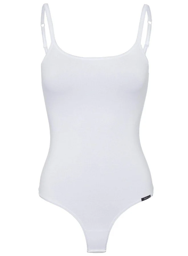 La Senza Skiny Bodysuit Thong Back White