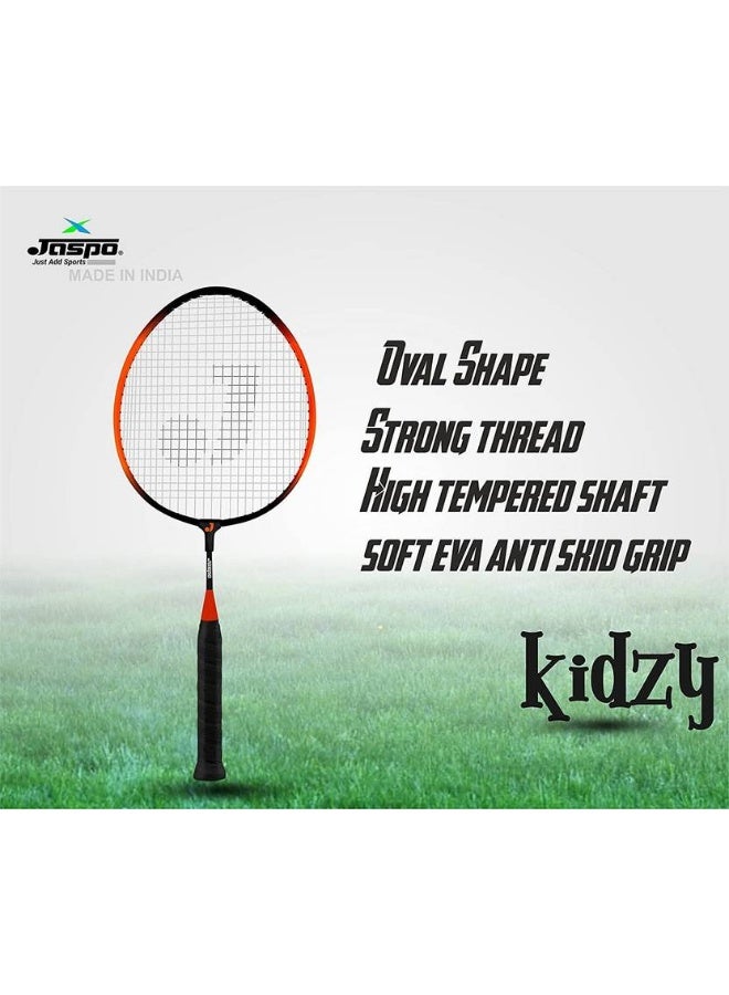 Jaspo Jaspo Kidzy Steel Badminton Racket Set with 5pc. Feather Shuttlecock Badminton Kit - Image 2
