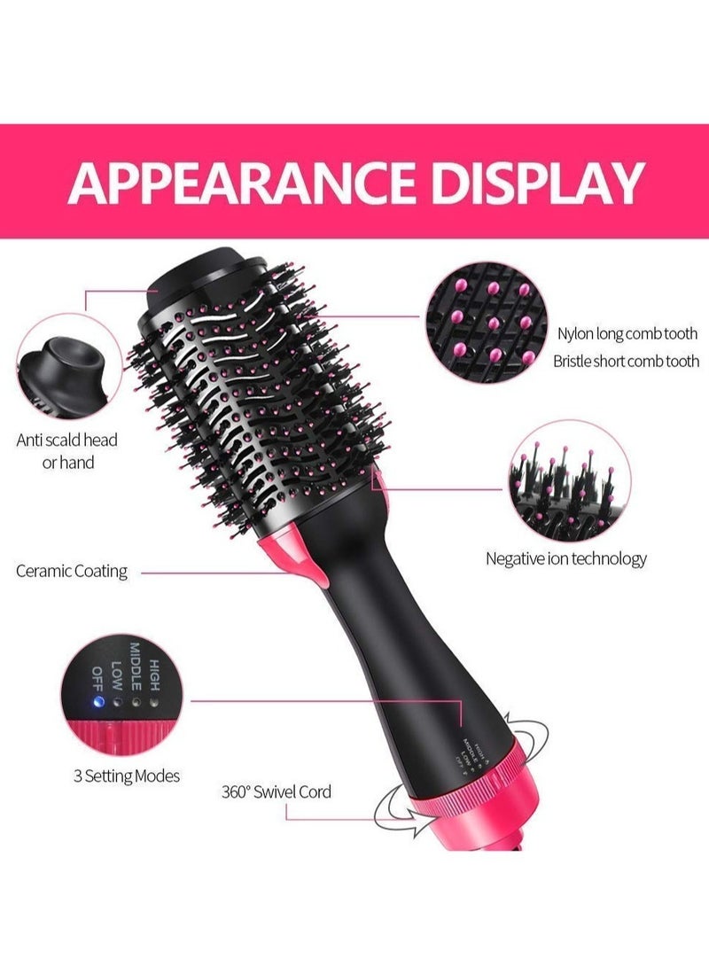 ELTRAZONE Look Hair Straightening Brush Ceramic Electric Blow Rotating Straightener and Curly Comb - Image 2