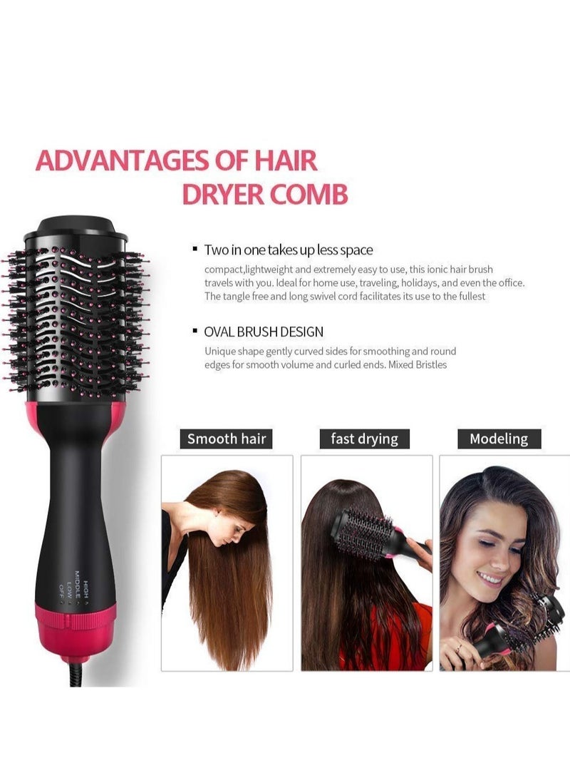 ELTRAZONE Look Hair Straightening Brush Ceramic Electric Blow Rotating Straightener and Curly Comb - Image 3