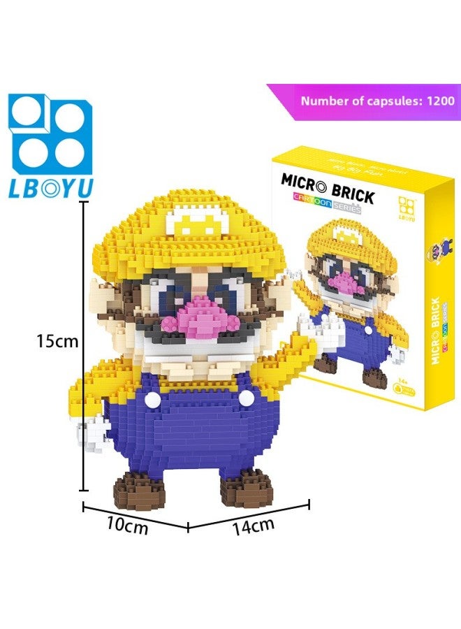 Le Baiyu Building Blocks Adult Children's Educational Assembled Stall Toys Miniature Diamond Small Particles Wholesale