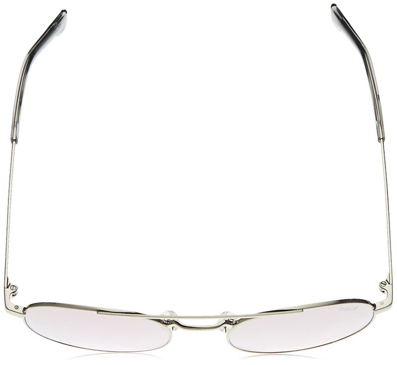 bollé Bolle OVA Sunglasses Shiny Silver Unisex-Adult Small - Image 4