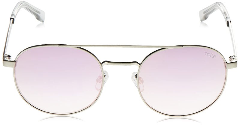 bollé Bolle OVA Sunglasses Shiny Silver Unisex-Adult Small - Image 2