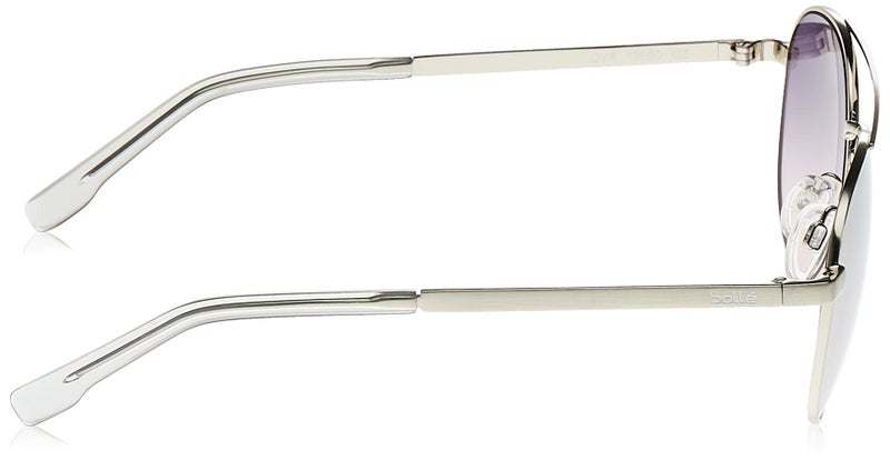 bollé Bolle OVA Sunglasses Shiny Silver Unisex-Adult Small - Image 3