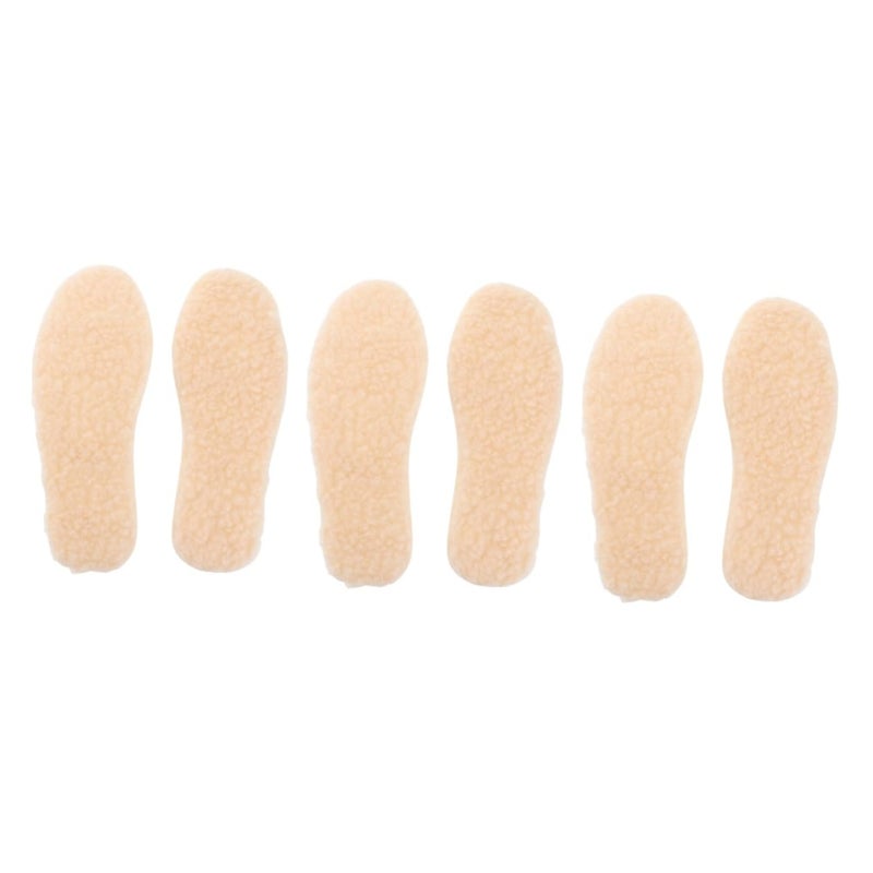 3 Pairs Winter Shoe Warm Insoles Breathable EVA Imitation Lamb Wool for Boys Girls - Image 2