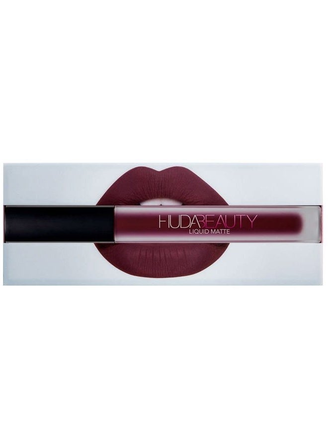 Huda Beauty Liquid Matte Lipstick, Famous - Image 3