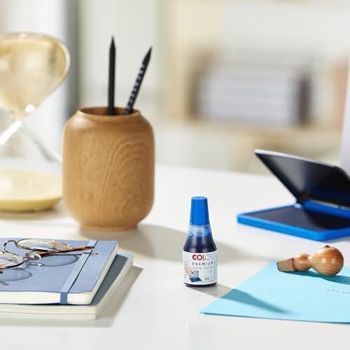 COLOP Non-Toxic, Water Based 801 Premium Ink (Blue, 25 ml) - Image 4