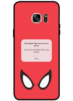 Protective Case Cover For Samsung Galaxy S7 Edge Smart Series Printed Protective Case Cover for Samsung Galaxy S7 Edge Only Spider Man Can Touch My Phone