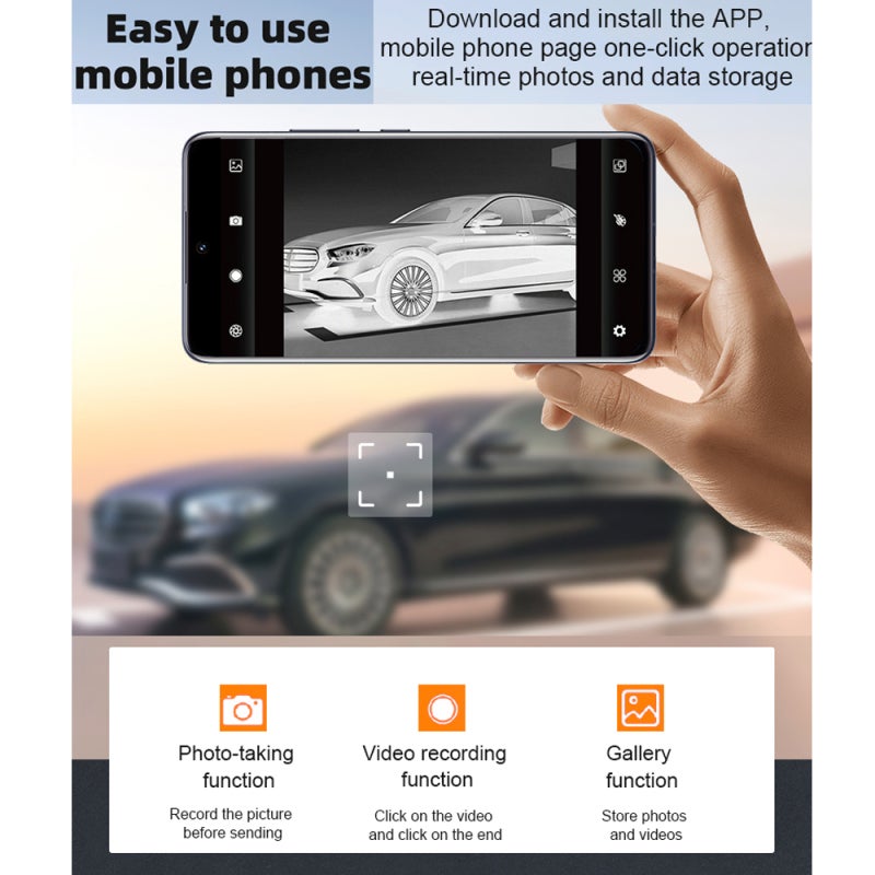 Thermal Imager 256*192 Pixels - 2 Infrared & Visible Light Modes Type-C Thermal Imager for Android Mobile Phones, Home Inspection, Industrial Maintenance - Image 5