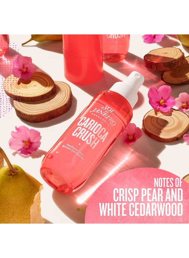 Sol de Janeiro Carioca Crush Perfume Mist – Limited Edition, White Cedarwood & Juicy Pear, Body & Hair Fragrance, 90ml - Image 2