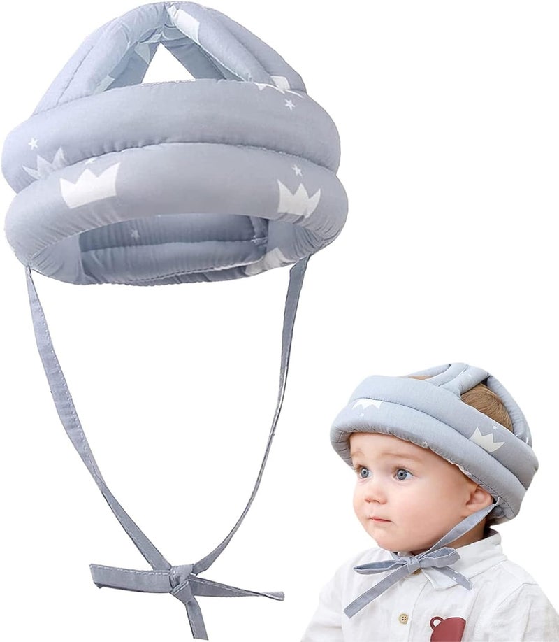 Aputue Baby Head Protector, Cute Baby Safety Helmet Toddler Head Protection Adjustable Baby Bumper Hat Head Cushion Helmet Bumper Bonnet - Image 1