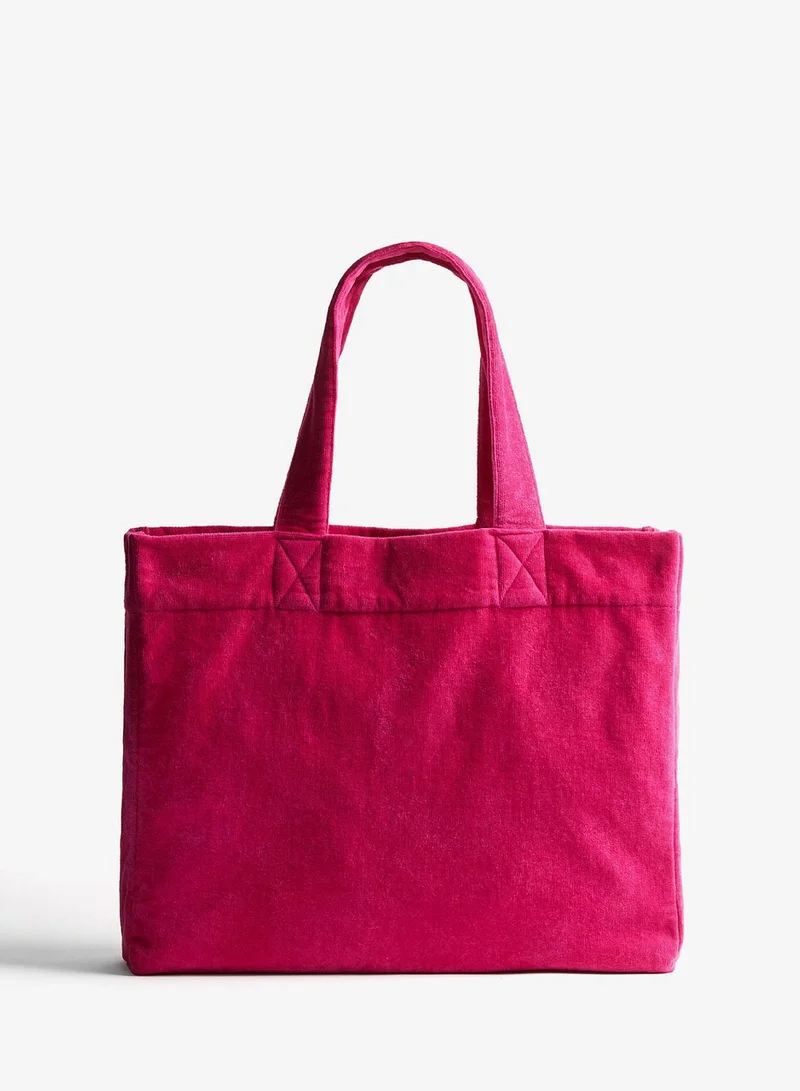 H&M Cotton terry beach bag