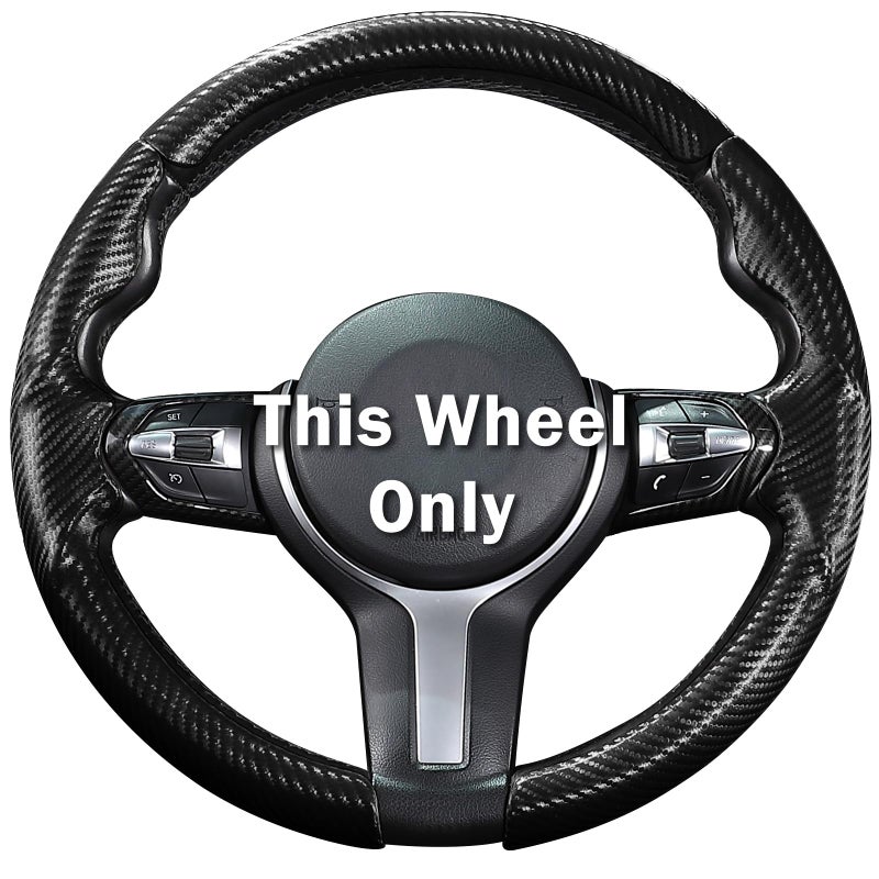 Aotoyou Steering Wheel Cover for BMW X3(2014-2017) X5(2014-2018) 3 Series(2012-2019) 5 Series(2014-2016) 328i 320i 330i 325i 528i 535i 530i 540i M3 2 4 6 Series X4 X6 M2 M4 M5 M6 Accessories (Matte Black) - Image 1