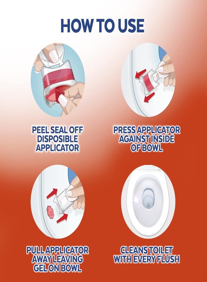 Lysol Lysol Automatic Toilet Bowl Cleaner, Click Gel, Mango & Hibiscus, 6 Count - Image 4