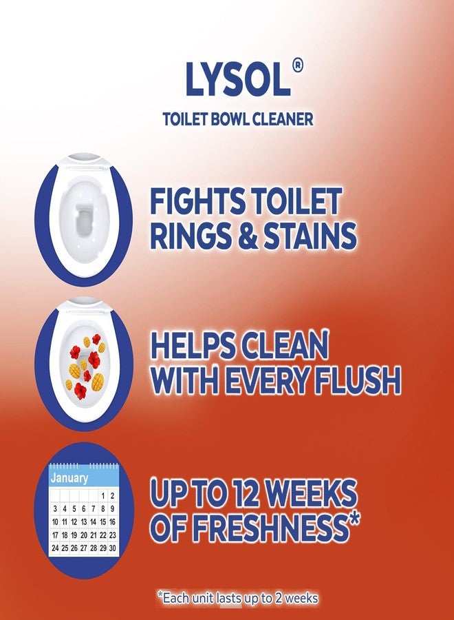 Lysol Lysol Automatic Toilet Bowl Cleaner, Click Gel, Mango & Hibiscus, 6 Count - Image 3